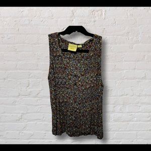 Mauve from Anthropologie SzL colorful pleated top